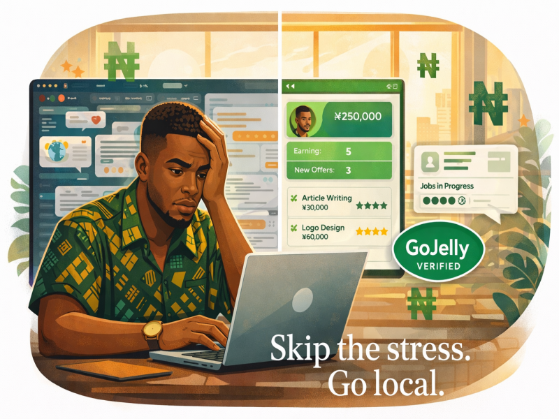Why Nigerians Are Switching from Upwork to Local Platforms Like GoJelly (2026)