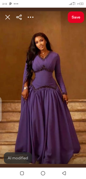 Custom sew in of maxi dresses and bubu gowns